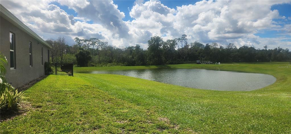 9032 Cape Cod Road DeLand, FL 32724 - Photo 4 of 16 a view of a swimming pool with a yard
