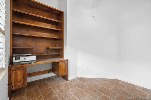 a room with storage and utility