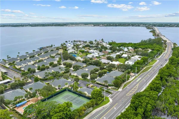 a view of a lake from a balcony