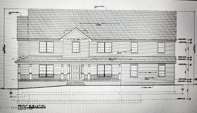 a view of a building from a terrace