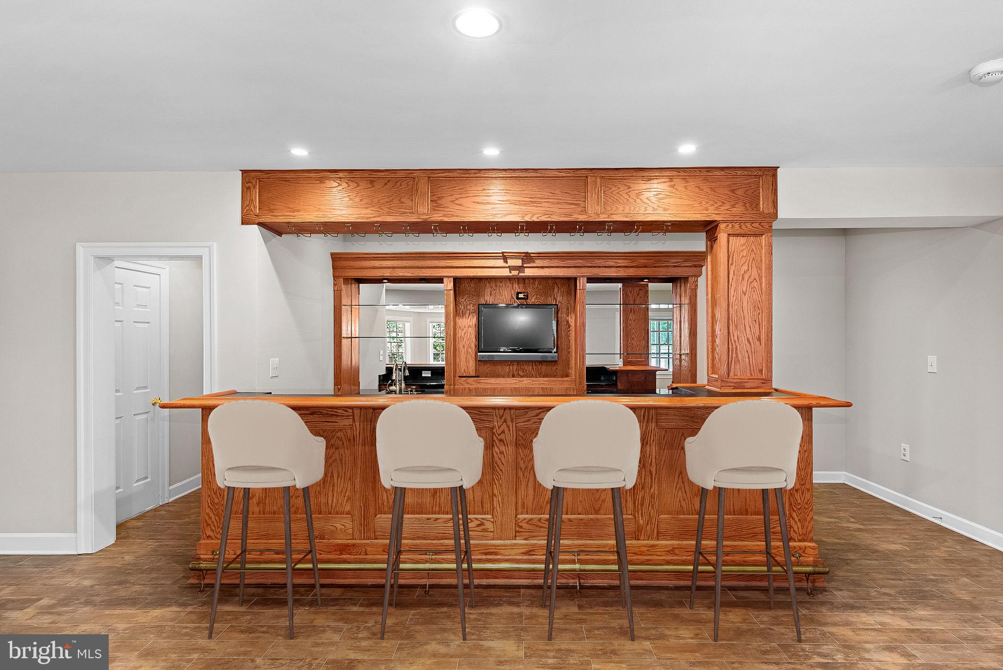 190 Falcon Ridge Road Great Falls, VA 22066 - Photo 70 of 122 Large Custom Bar - Virtually Staged