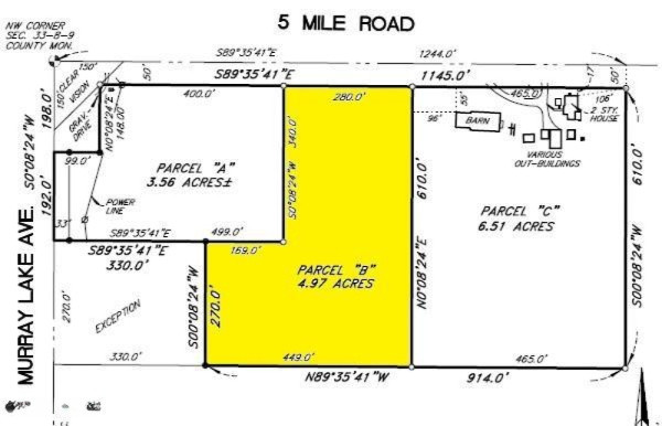 11386 5 Mile Road Northeast, Unit B Lowell, MI 49331 - Photo 7 of 7 Parcel B
