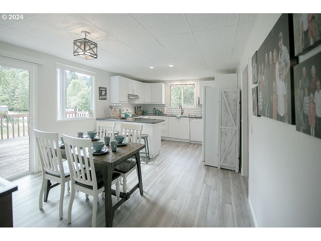 115 Stewart Creek Road Longview, WA 98632 - Photo 6 of 31 a view of a dining room with furniture and a large window