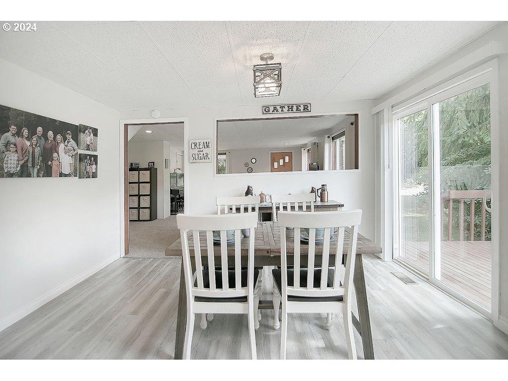 115 Stewart Creek Road Longview, WA 98632 - Photo 8 of 31 a dining room with furniture and wooden floor