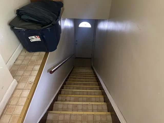 a view of storage and utility room