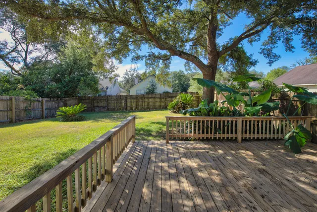 a view of balcony with a garden