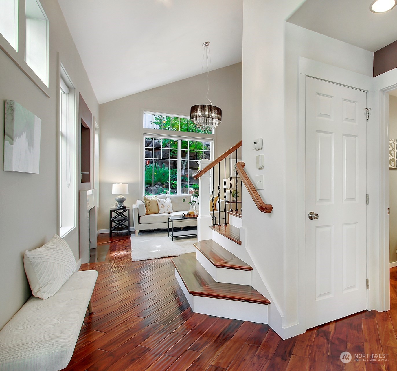 530 Elma Place Northeast Renton, WA 98059 - Photo 3 of 32 a living room with furniture and a wooden floor