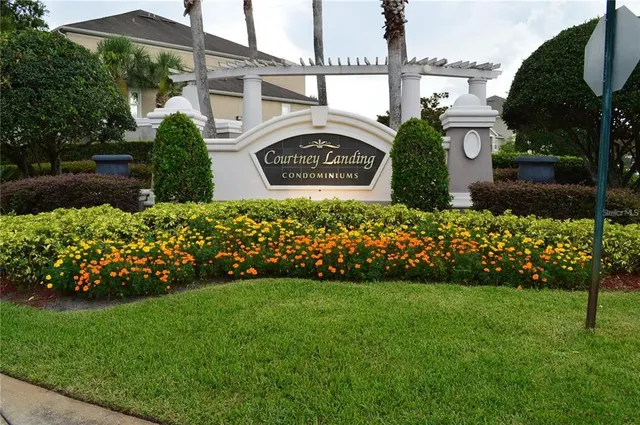 a view of a sign board