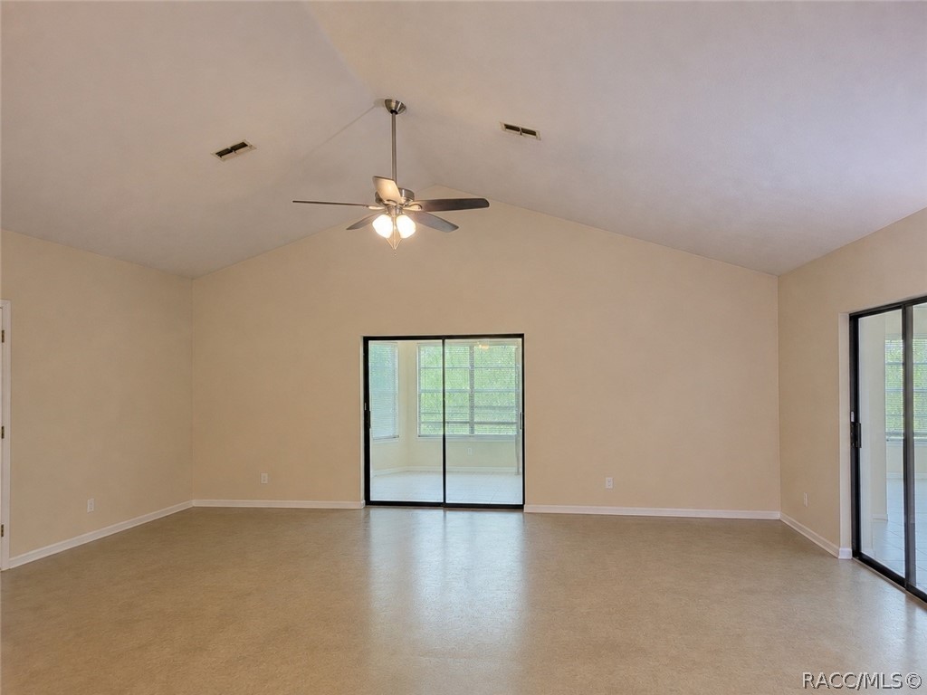 495 East Stratford Road Lecanto, FL 34461 - Photo 6 of 10 living room without furniture STAGED