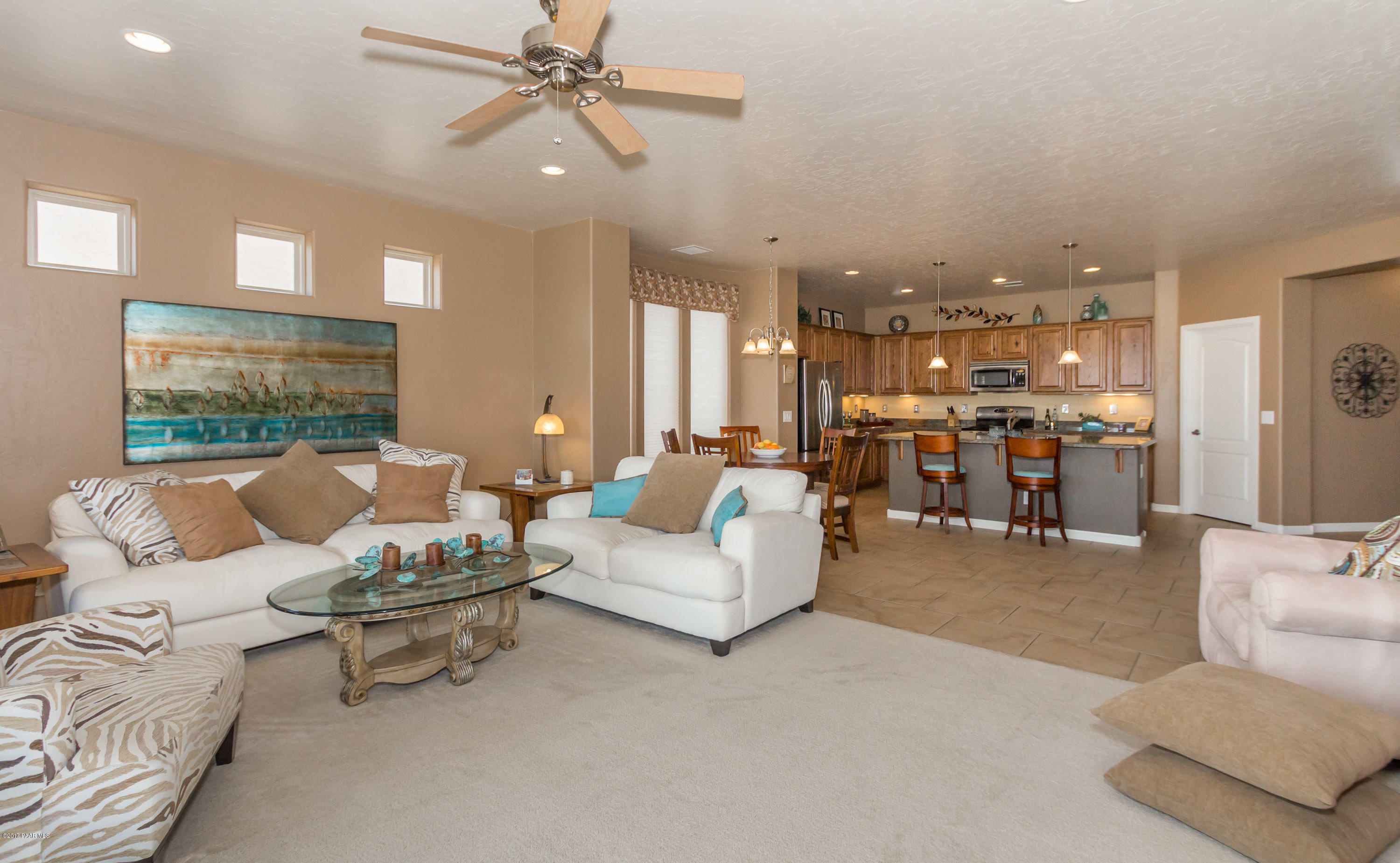 1197 Rusty Nail Road Prescott Valley, AZ 86314 - Photo 6 of 40 a living room with furniture and a large window