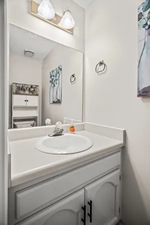 a close view of utility room