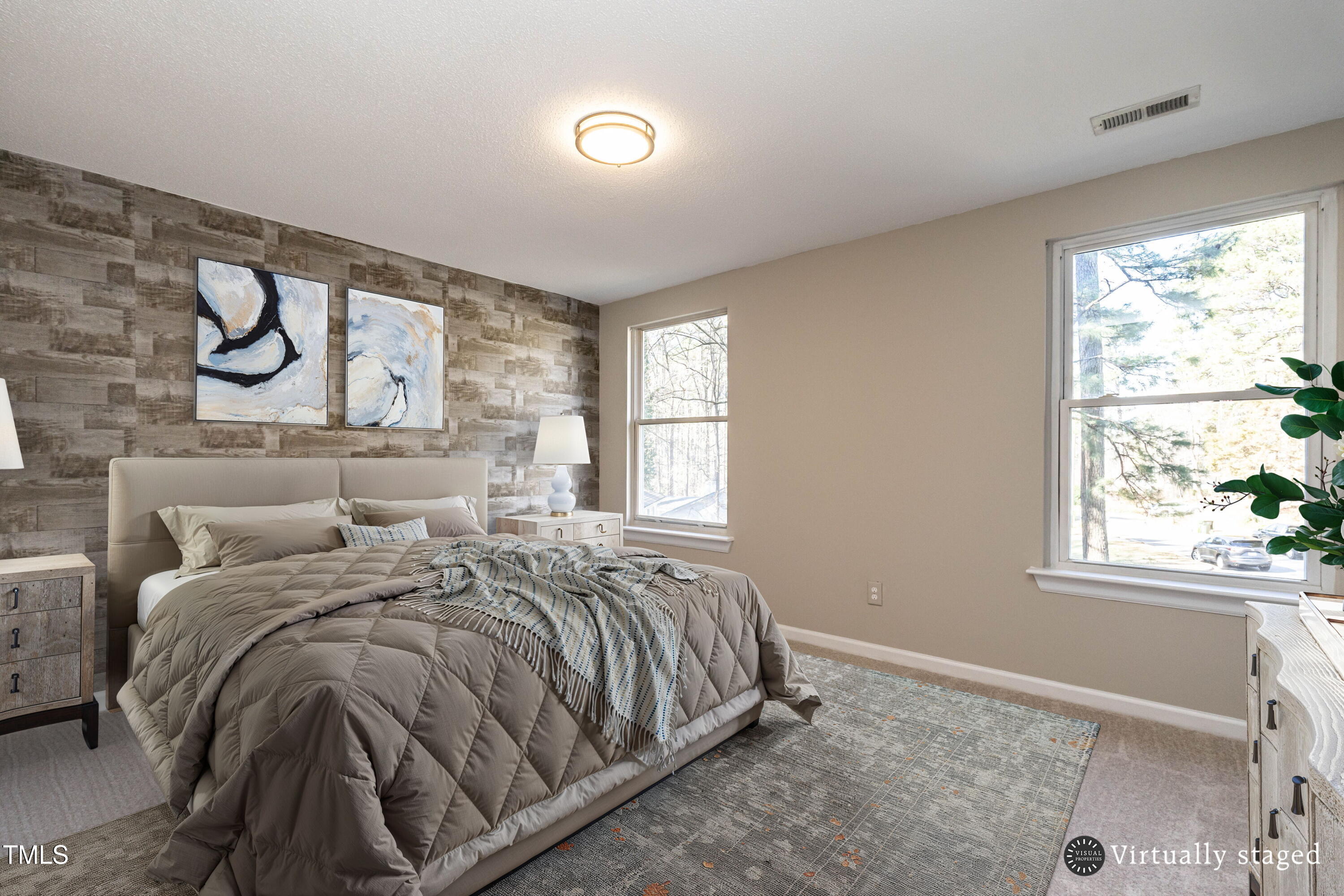 1001 Whetstone Court Raleigh, NC 27615 - Photo 22 of 31 a bed sitting in a bedroom next to a window