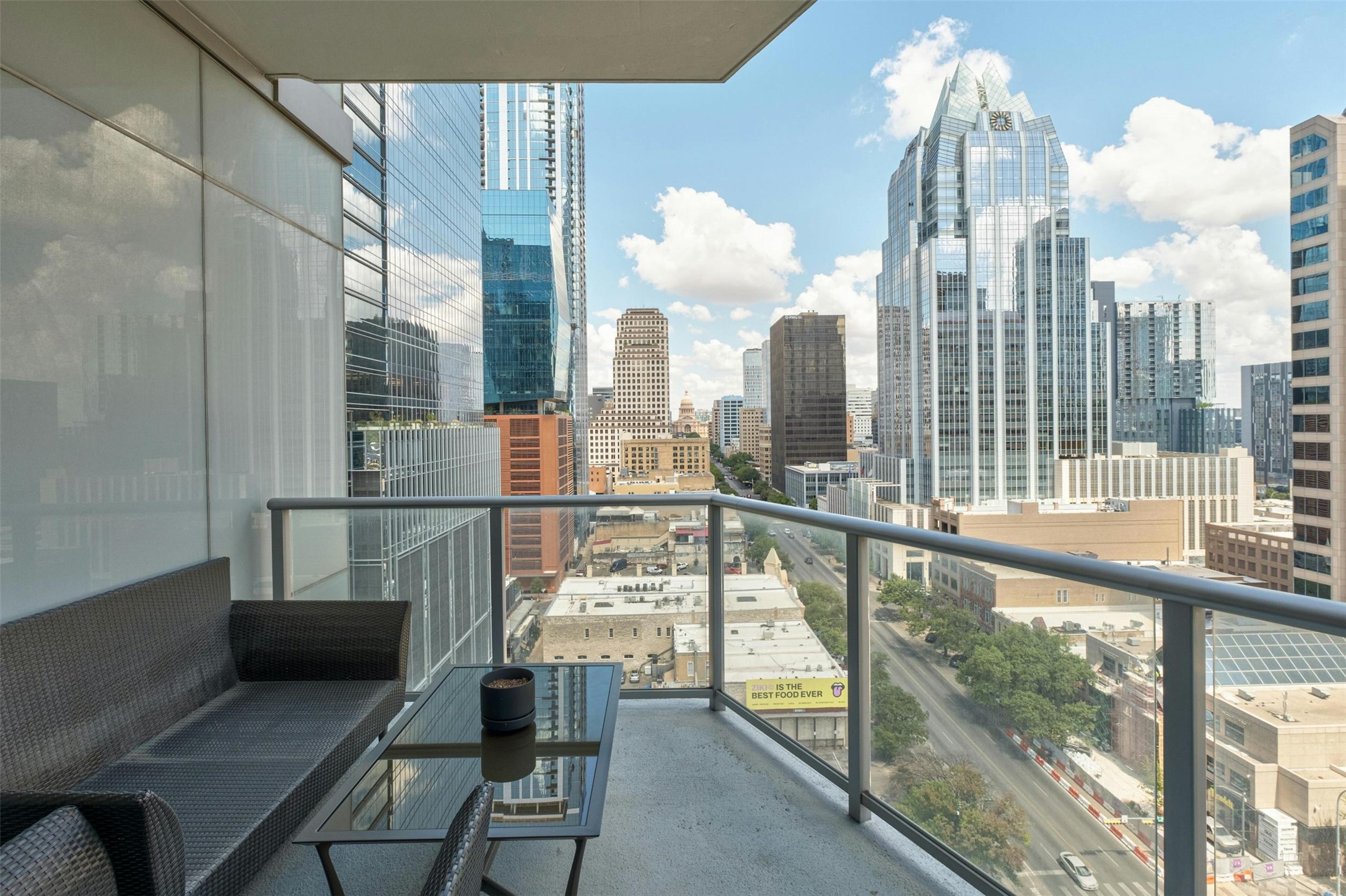 200 Congress Avenue, Unit 15D Austin, TX 78701 - Photo 19 of 23 a view of a balcony with city view