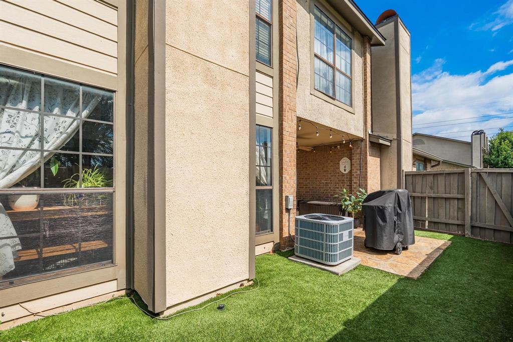 322 West Harwood Road, Unit B Hurst, TX 76054 - Photo 30 of 34 Artificial turf in back