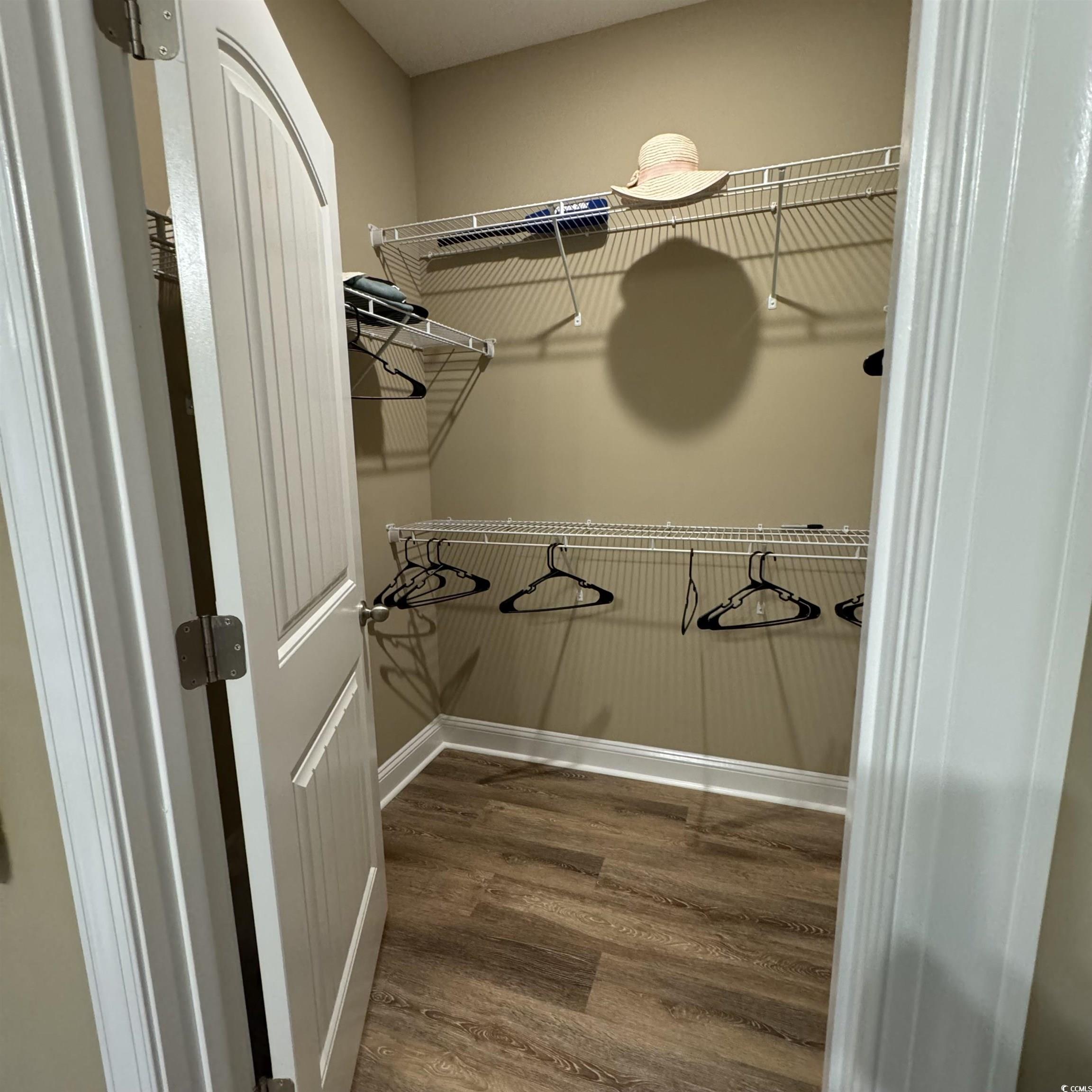 633 11th Avenue South Myrtle Beach, SC 29577 - Photo 20 of 25 Spacious closet with dark wood-type flooring