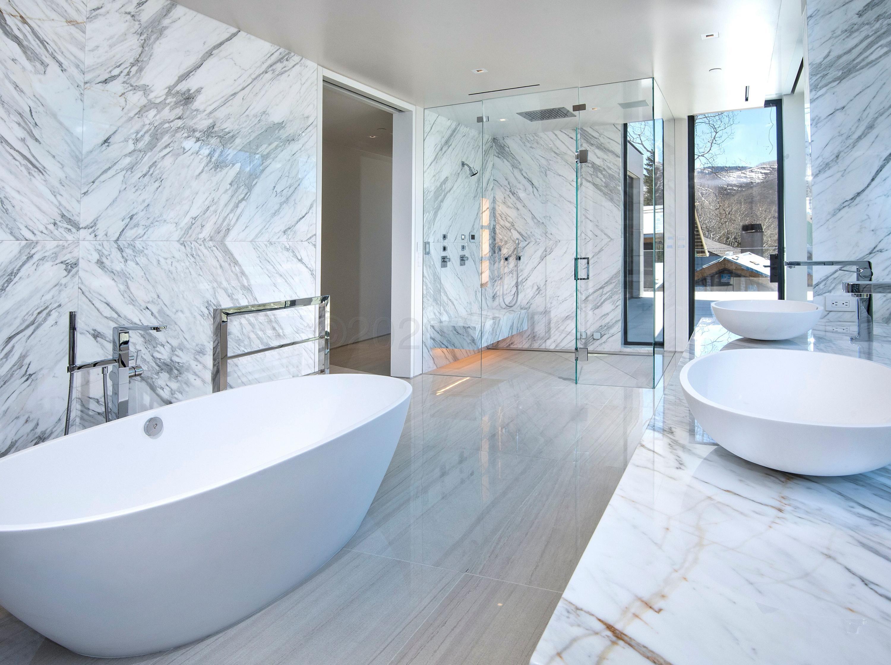 165 West Forest Road Vail, CO 81657 - Photo 23 of 56 Luxuries marble primary spa bathroom