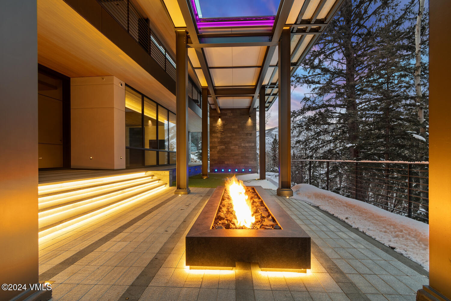 165 West Forest Road Vail, CO 81657 - Photo 41 of 56 Firepit under the pool