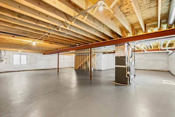a view of a water heater room