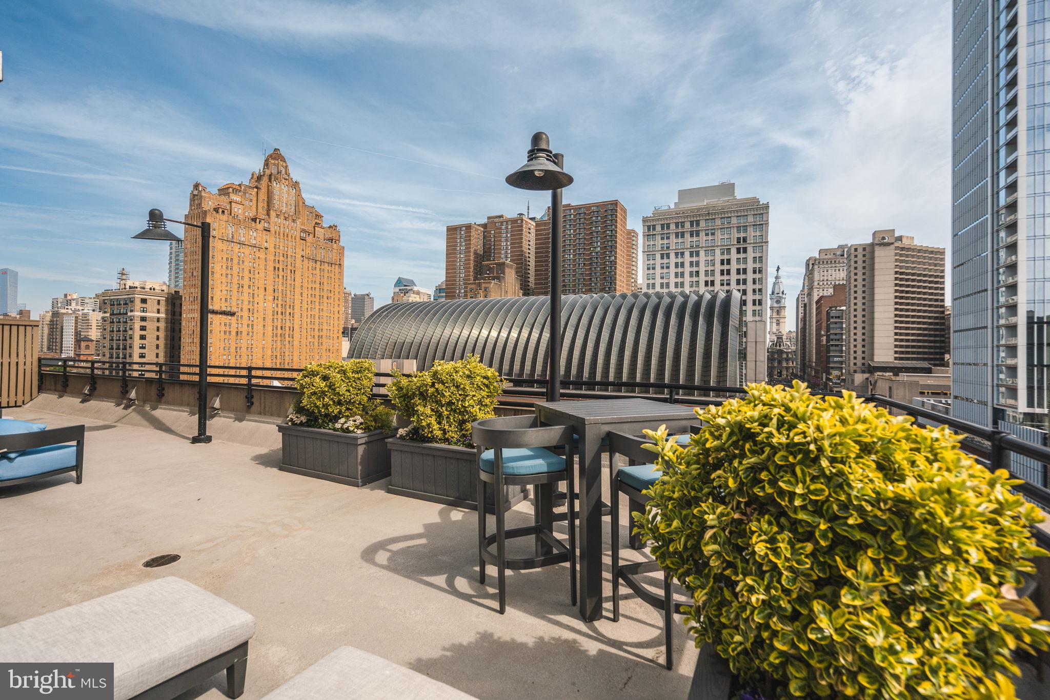 400 South Broad Street, Unit 1503 Philadelphia, PA 19146 - Photo 23 of 29 Urban rooftop oasis with skyline views.