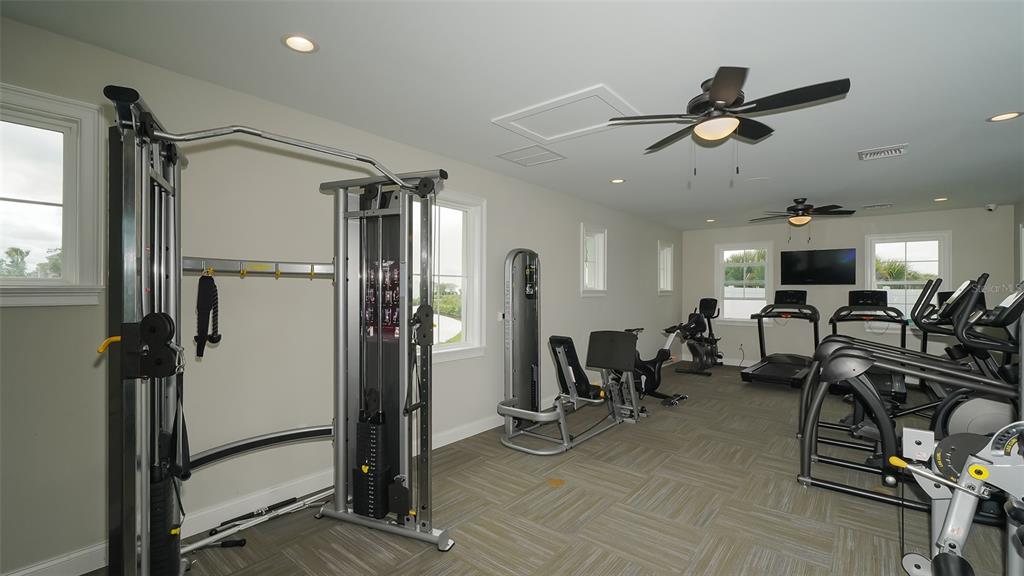 12732 Lateral Root Drive Sarasota, FL 34238 - Photo 50 of 76 a view of a room with gym equipment