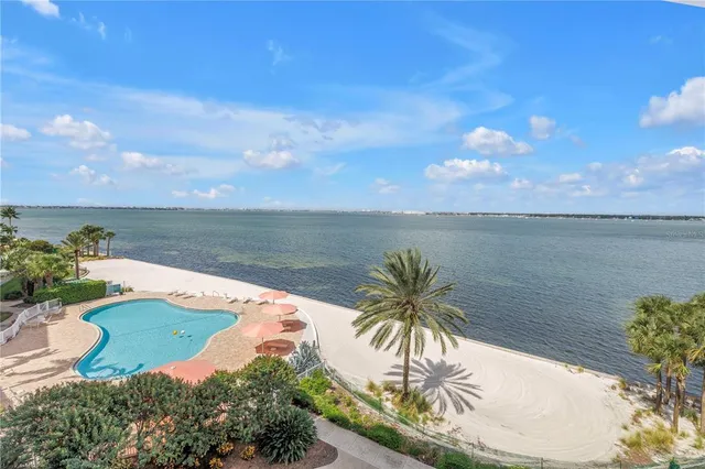a view of a terrace with skyline