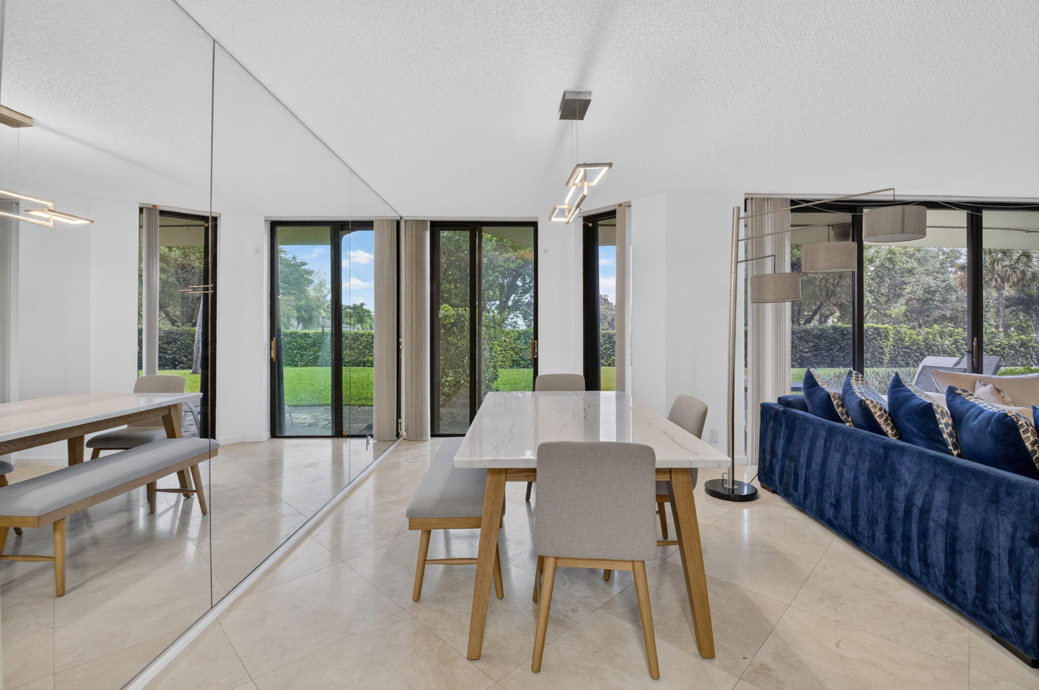 1401 South Ocean Boulevard, Unit 1060 Boca Raton, FL 33432 - Photo 8 of 46 a view of a livingroom with furniture window and outside view