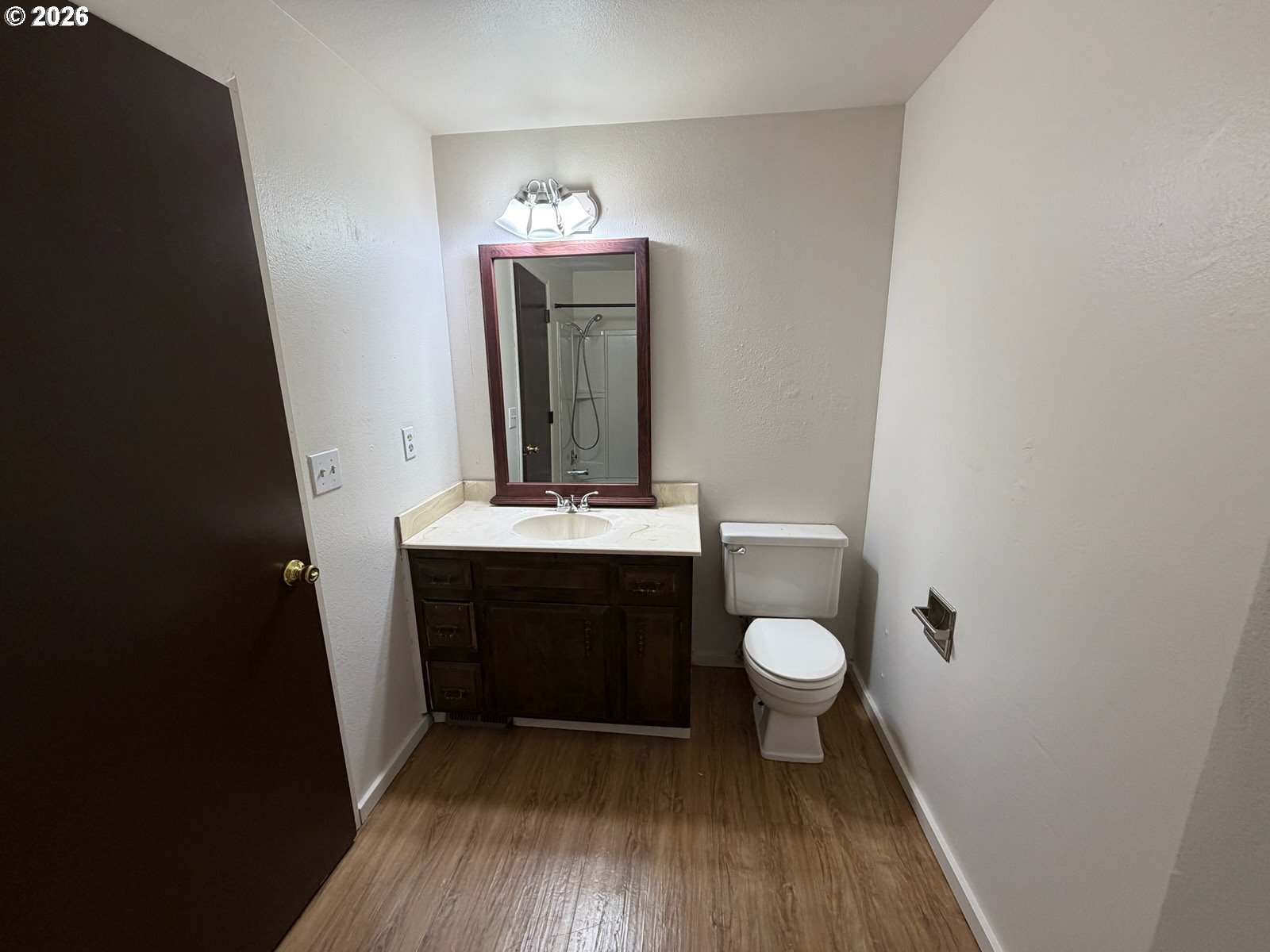 3328 Foxglove Street Lebanon, OR 97355 - Photo 6 of 16 a bathroom with a sink and a mirror