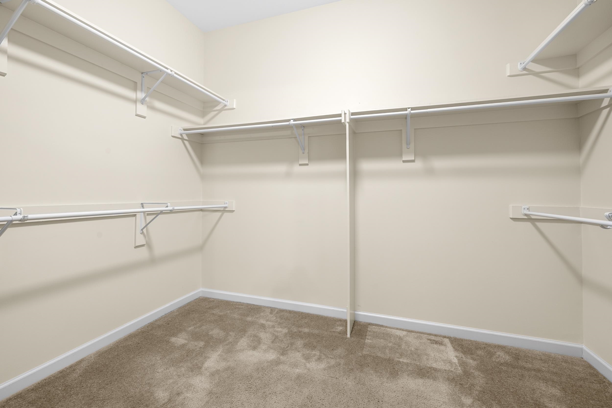 185 Belmont Road Mason, TN 38049 - Photo 27 of 38 Walk-in closet featuring light beige walls, white trim, and a neutral carpet