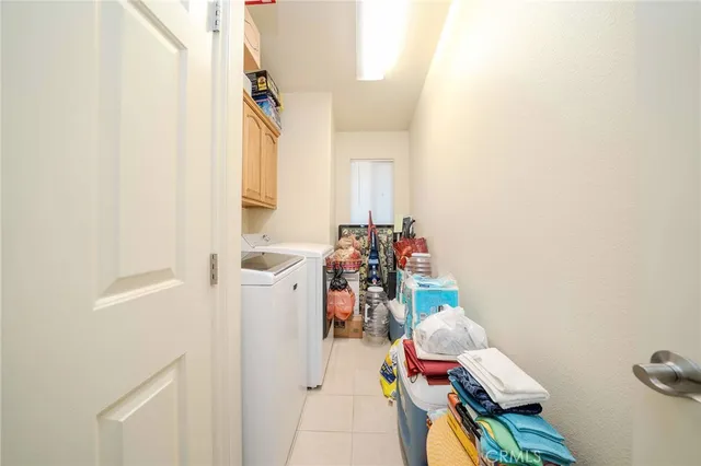 a room with storage and utility