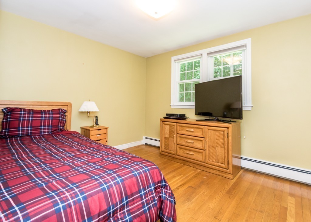 166 Totten Pond Road Waltham, MA 02451 - Photo 14 of 29 a bedroom with a bed and flat screen tv