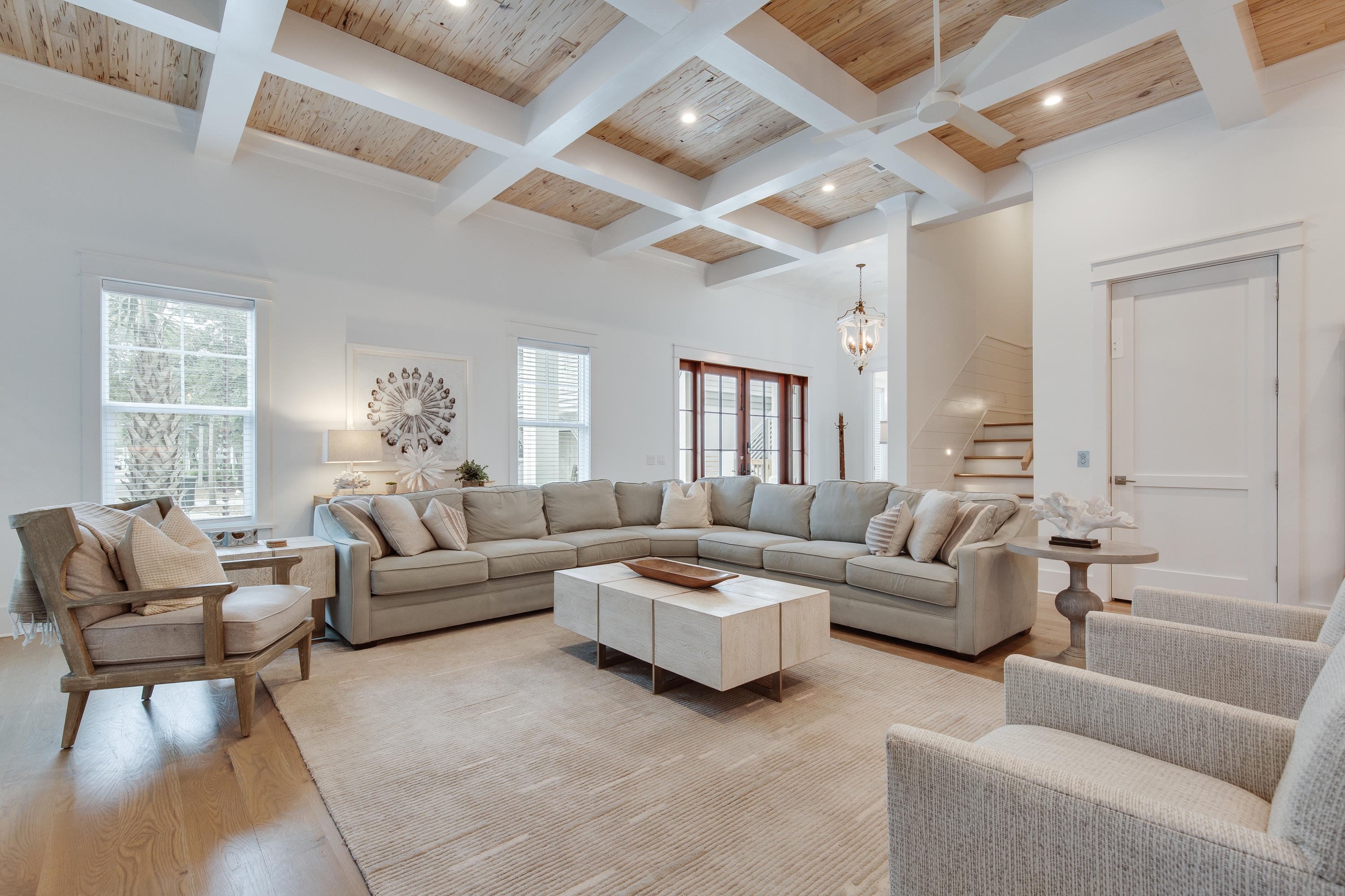 94 Pine Crest Circle Rosemary Beach, FL 32461 - Photo 11 of 69 a living room with furniture and a large window
