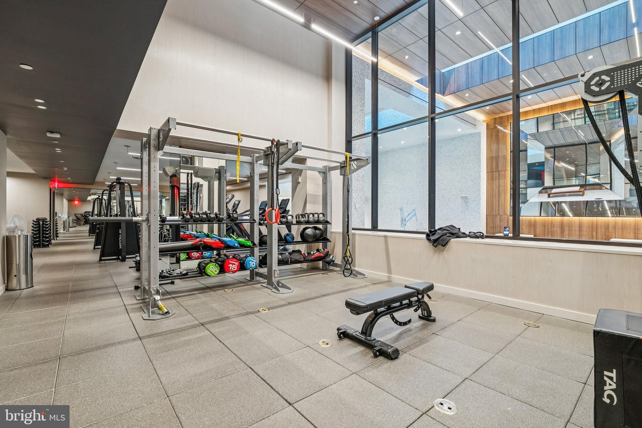 601 Wharf Street Southwest, Unit 504 Washington, DC 20024 - Photo 32 of 39 a view of a room with gym equipment