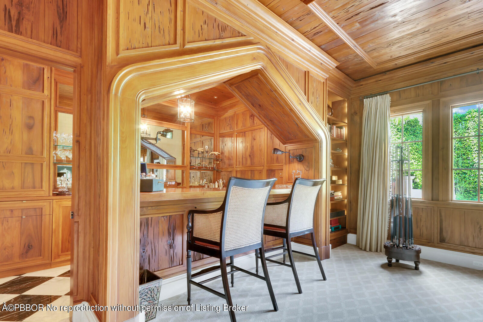 120 Jungle Road Palm Beach, FL 33480 - Photo 12 of 21 a dining room with furniture and a window
