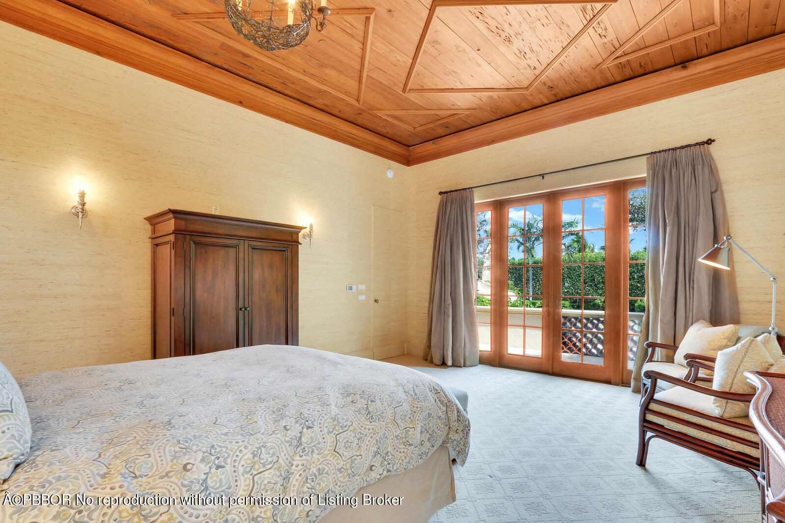 120 Jungle Road Palm Beach, FL 33480 - Photo 16 of 21 a bedroom with a bed and a couch