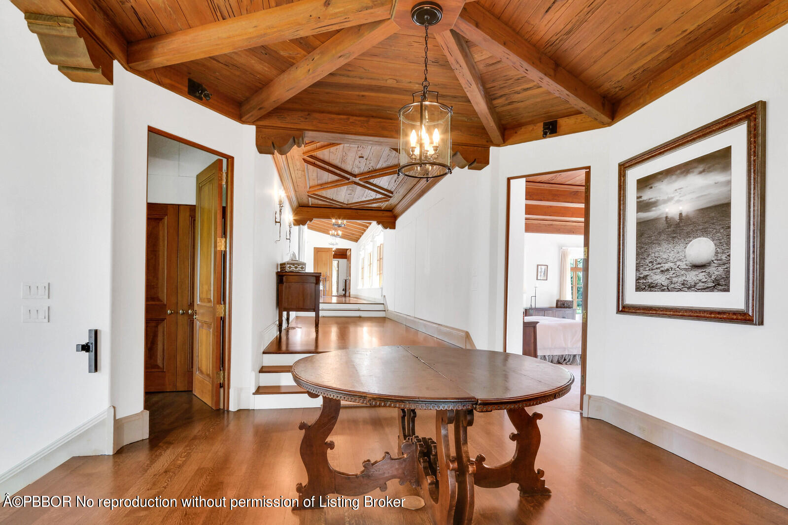 120 Jungle Road Palm Beach, FL 33480 - Photo 19 of 21 a view of a dining room with furniture and wooden floor