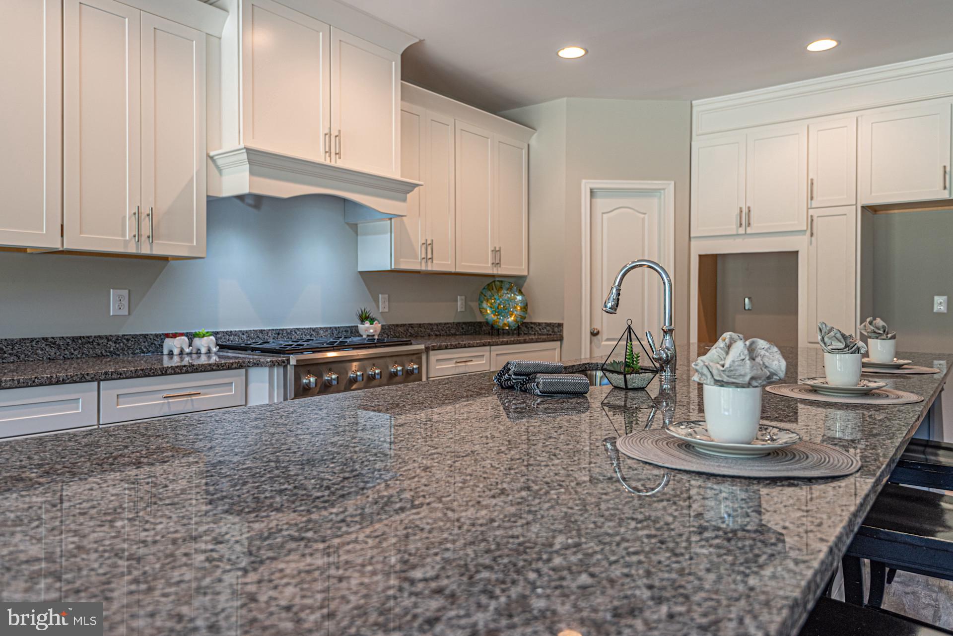 4 William Street Georgetown, DE 19947 - Photo 10 of 19 a kitchen with stainless steel appliances granite countertop a stove top oven a sink a counter space and cabinets
