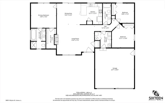 $279,000 | 2605 North Skyline Drive, Urbana, IL 61802