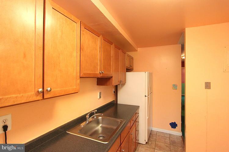 9282 Adelphi Road, Unit 102 Hyattsville, MD 20783 - Photo 18 of 29 a kitchen with a sink and a refrigerator