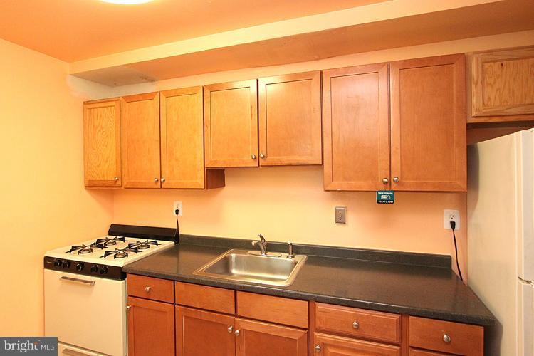 9282 Adelphi Road, Unit 102 Hyattsville, MD 20783 - Photo 24 of 29 a kitchen with a sink stove and cabinets