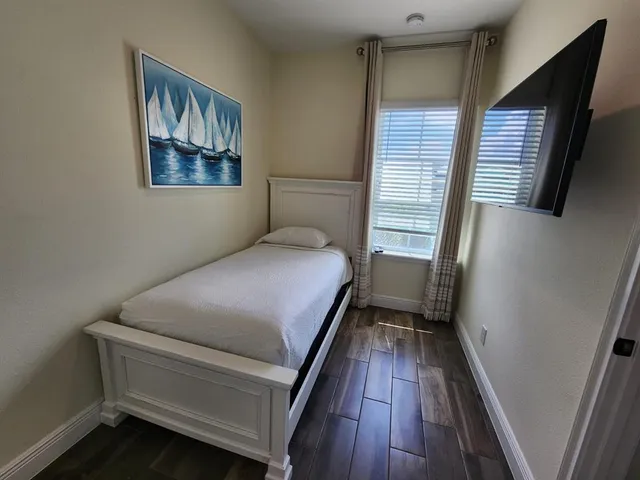 a view of room with gym equipment