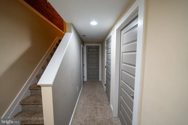 a room with furniture