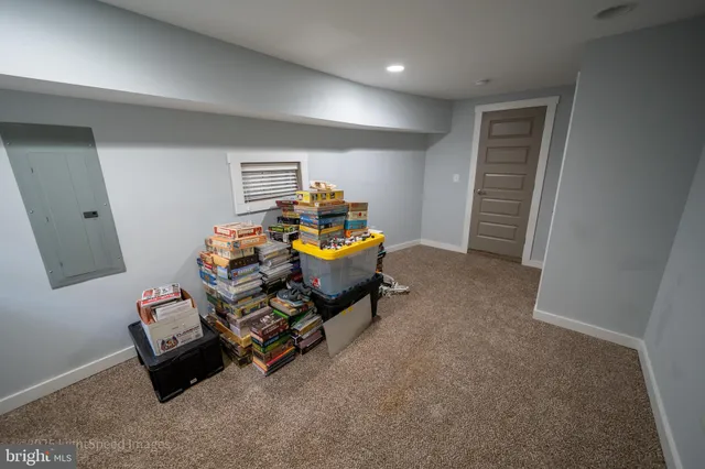 a view of storage and utility room