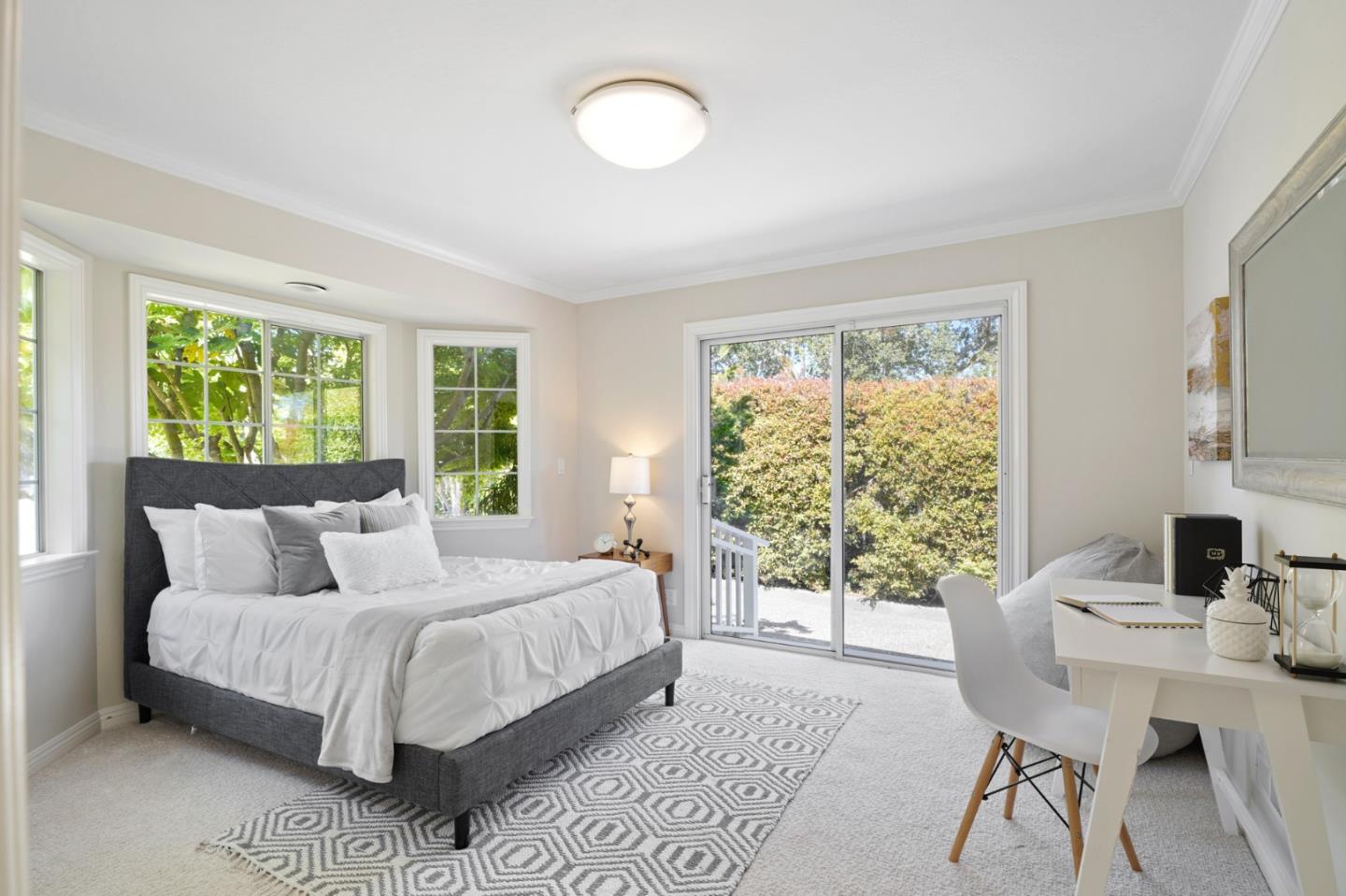 15 Debes Ranch Road San Rafael, CA 94903 - Photo 16 of 45 a bedroom with a bed and a table