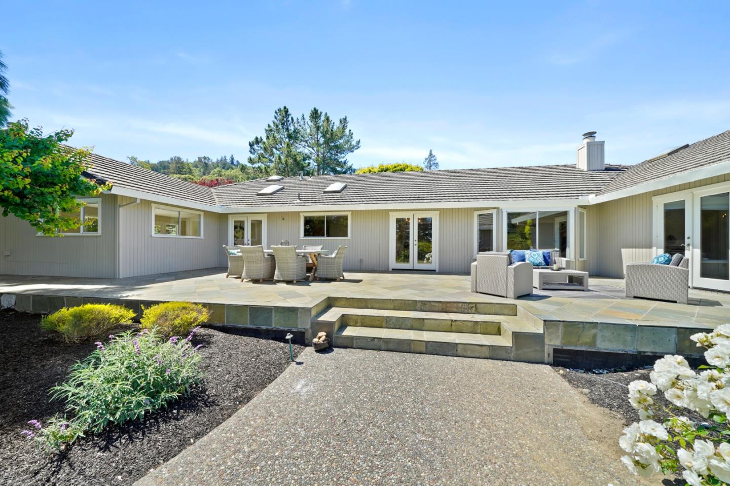 15 Debes Ranch Road San Rafael, CA 94903 - Photo 28 of 45 a view of a house and pool table and chairs