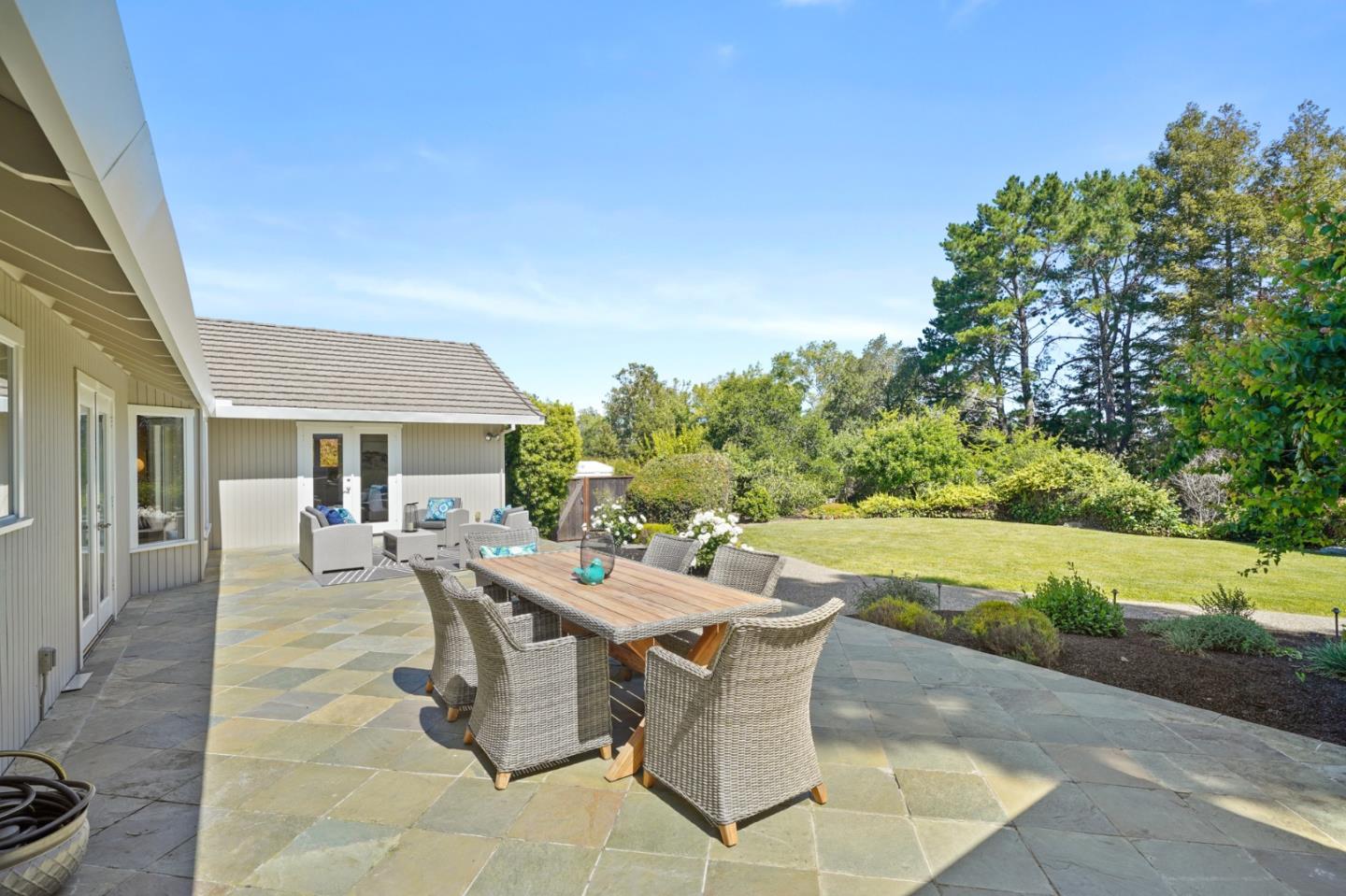 15 Debes Ranch Road San Rafael, CA 94903 - Photo 29 of 45 a view of a patio with swimming pool