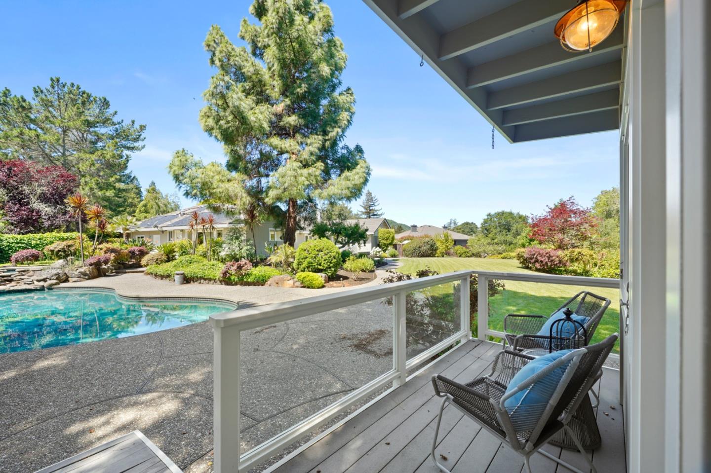 15 Debes Ranch Road San Rafael, CA 94903 - Photo 37 of 45 a view of a chairs and table in the garden