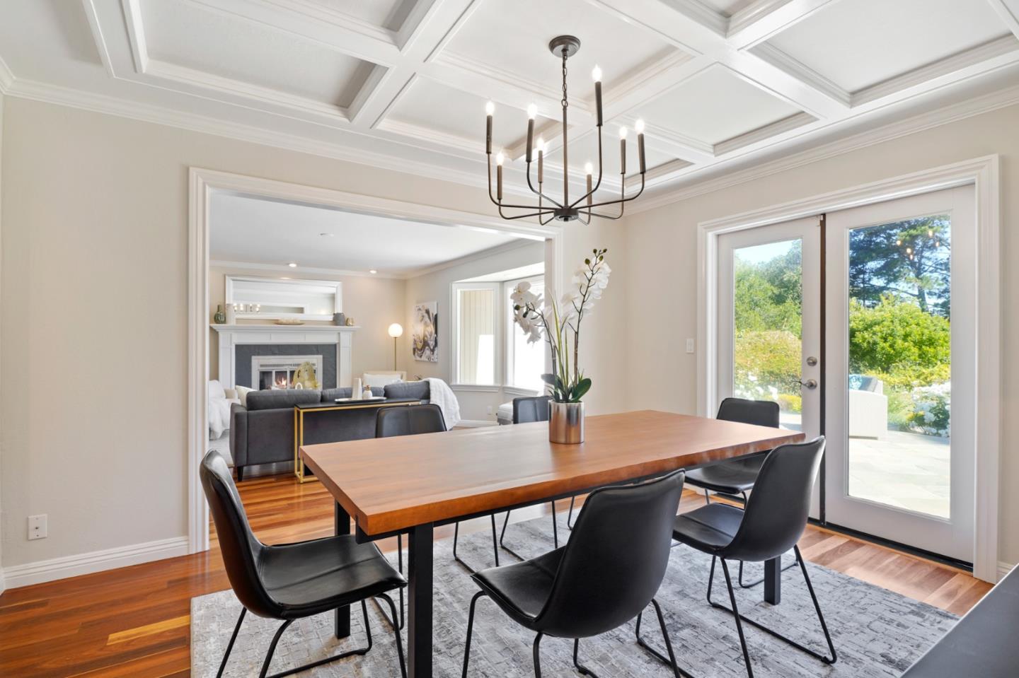 15 Debes Ranch Road San Rafael, CA 94903 - Photo 6 of 45 a view of a dining room with furniture window and wooden floor