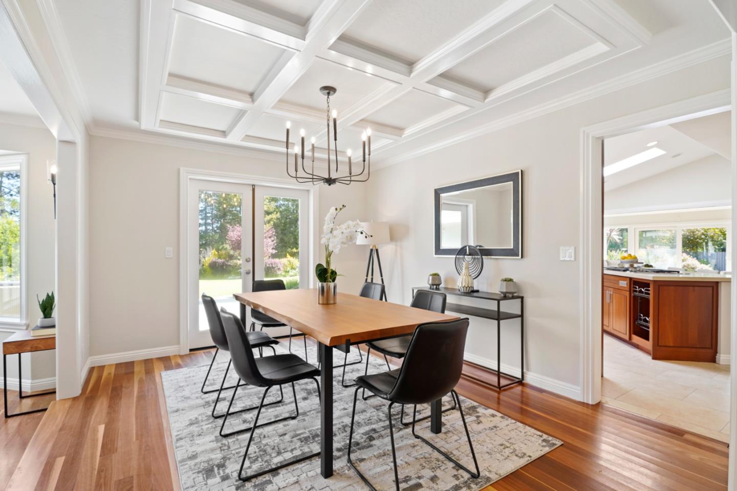 15 Debes Ranch Road San Rafael, CA 94903 - Photo 7 of 45 a view of a dining room with furniture window and wooden floor