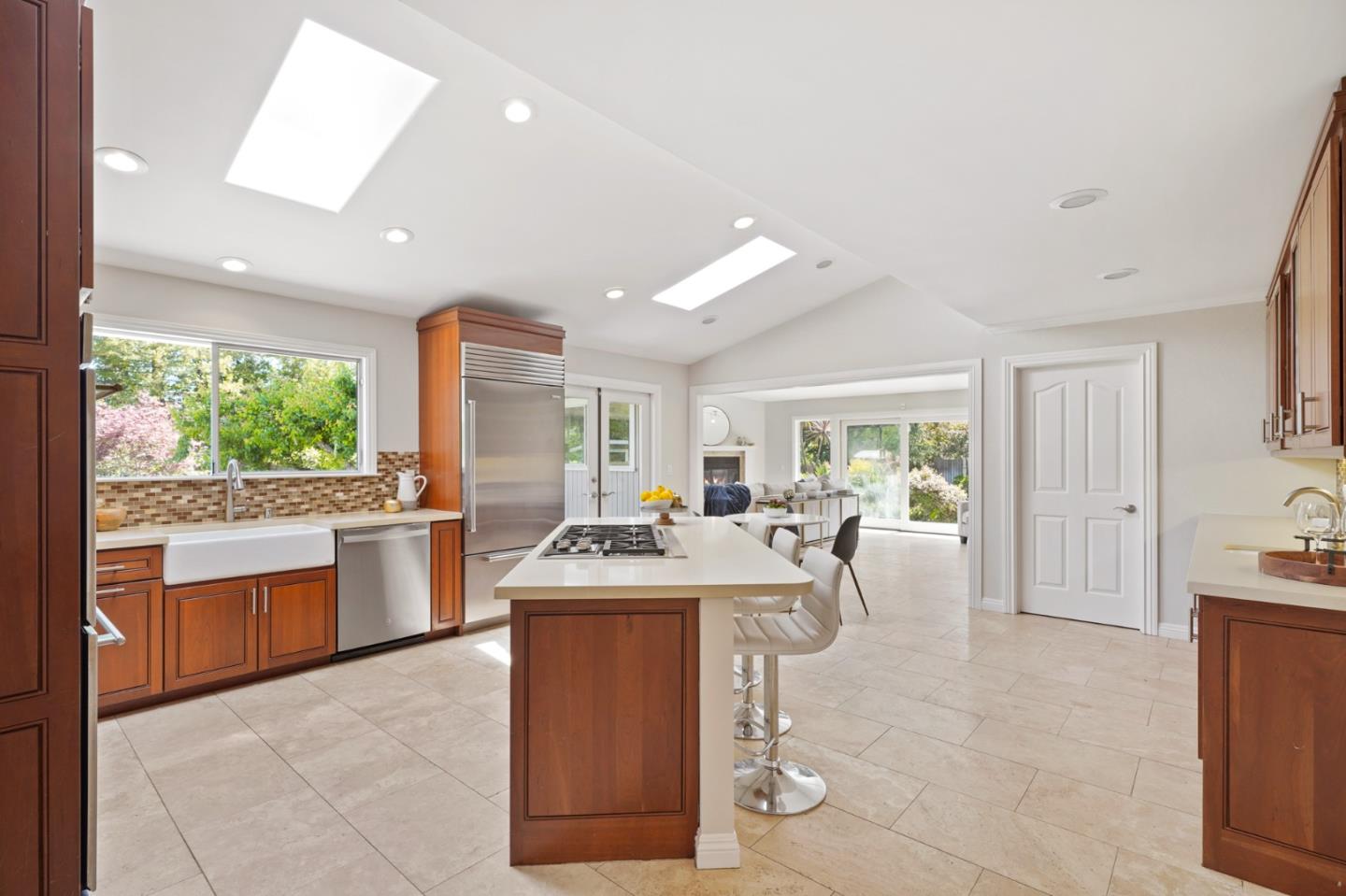15 Debes Ranch Road San Rafael, CA 94903 - Photo 10 of 45 a large kitchen with a table and chairs