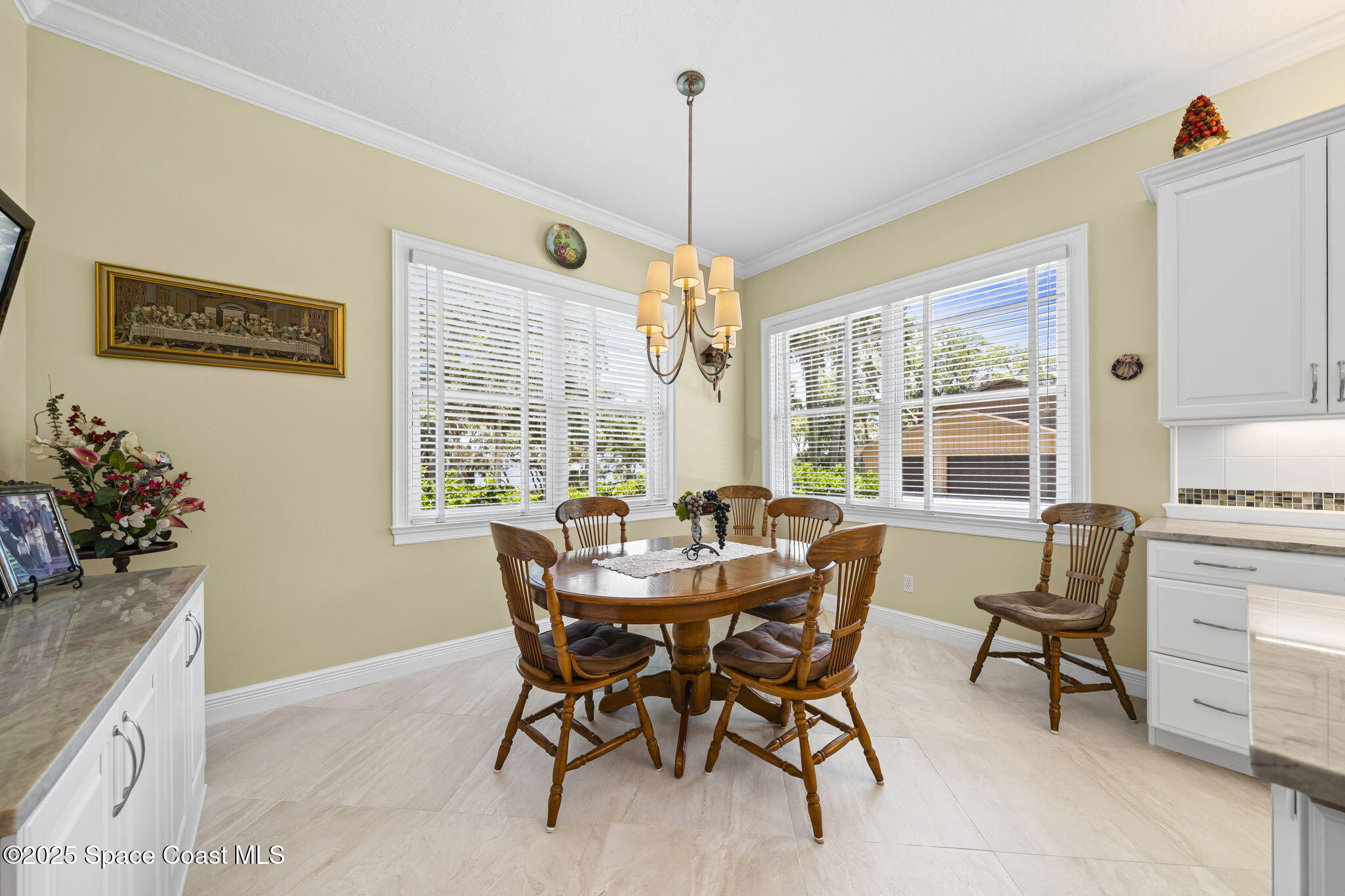 1407 Rockledge Drive Rockledge, FL 32955 - Photo 46 of 79 a view of a dining room with furniture window and outside view